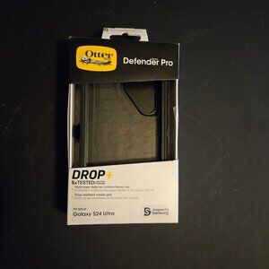 Otterbox Samsung Galaxy S24 Ultra case, black,  unopened. Defender Pro.